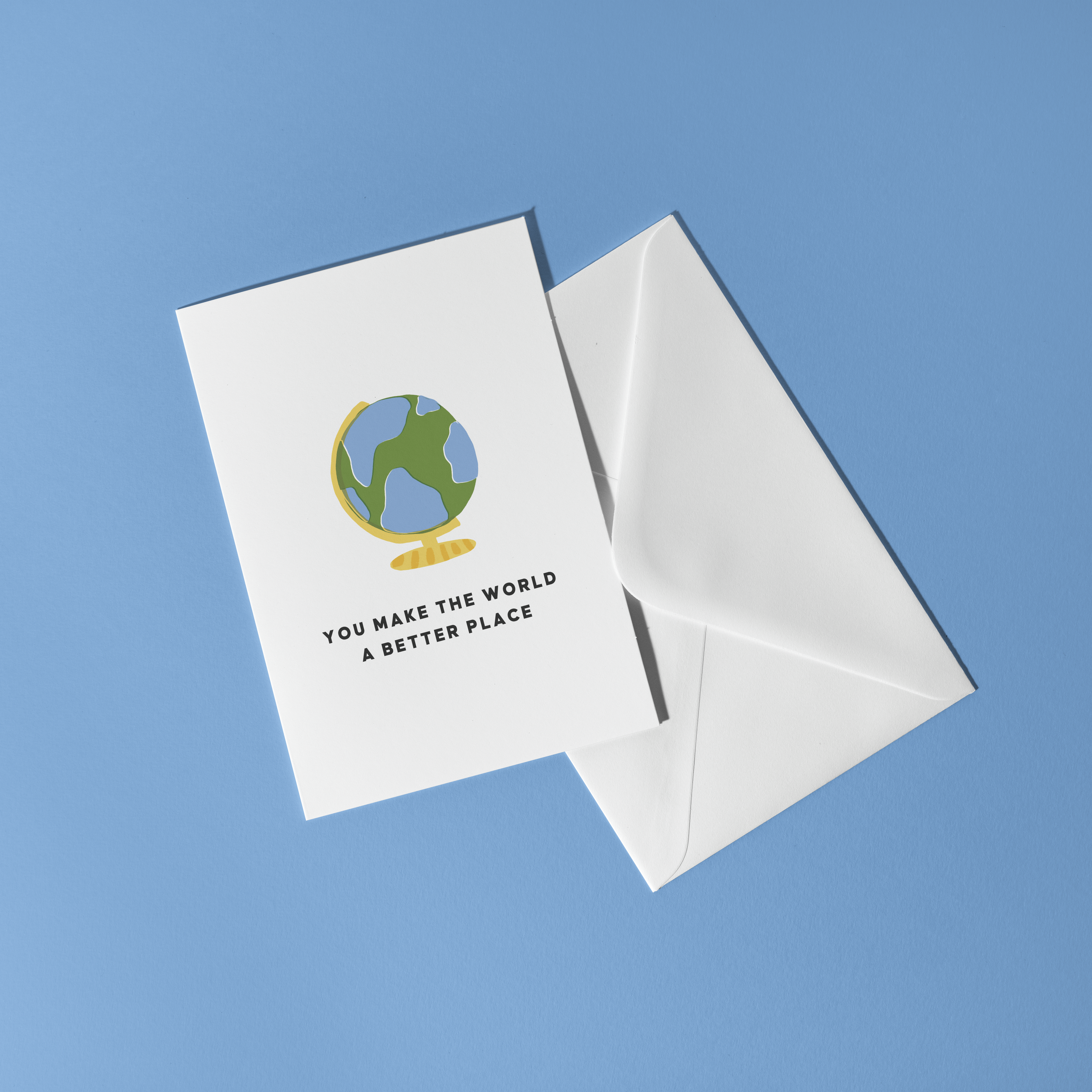 Globe Better Place Greeting Card