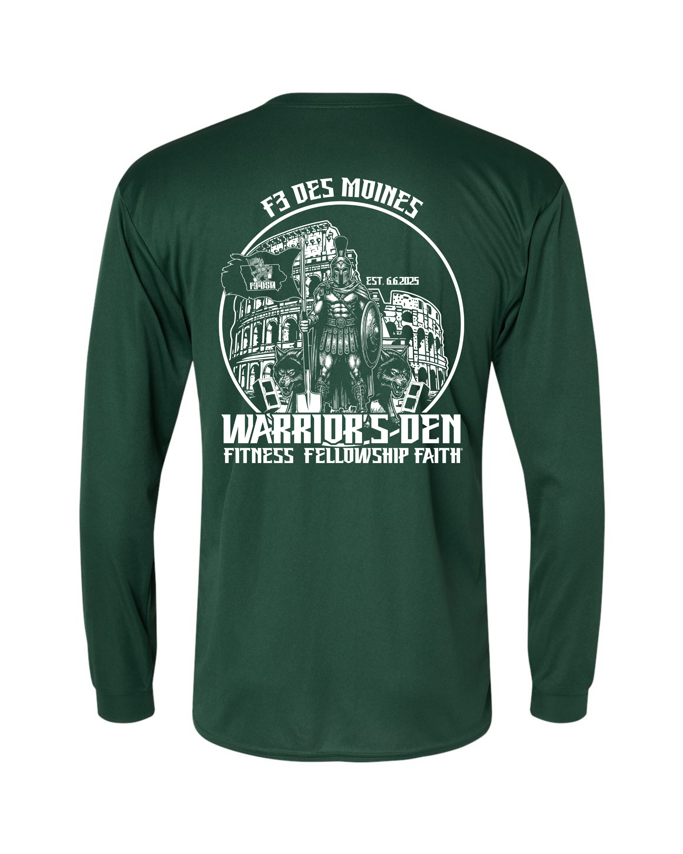 F3 DSM Warrior's Den Performance Long Sleeved Tee