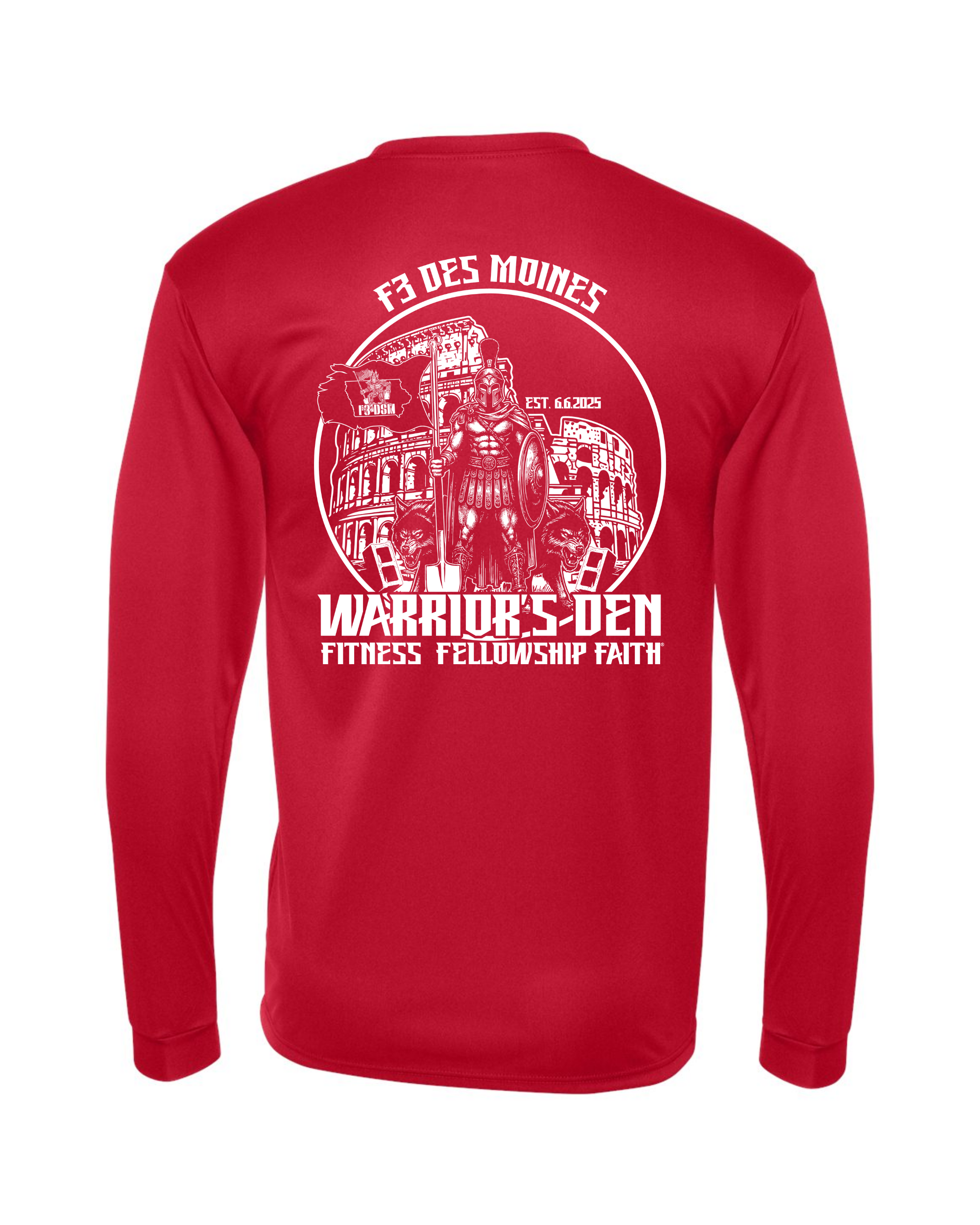 F3 DSM Warrior's Den Performance Long Sleeved Tee