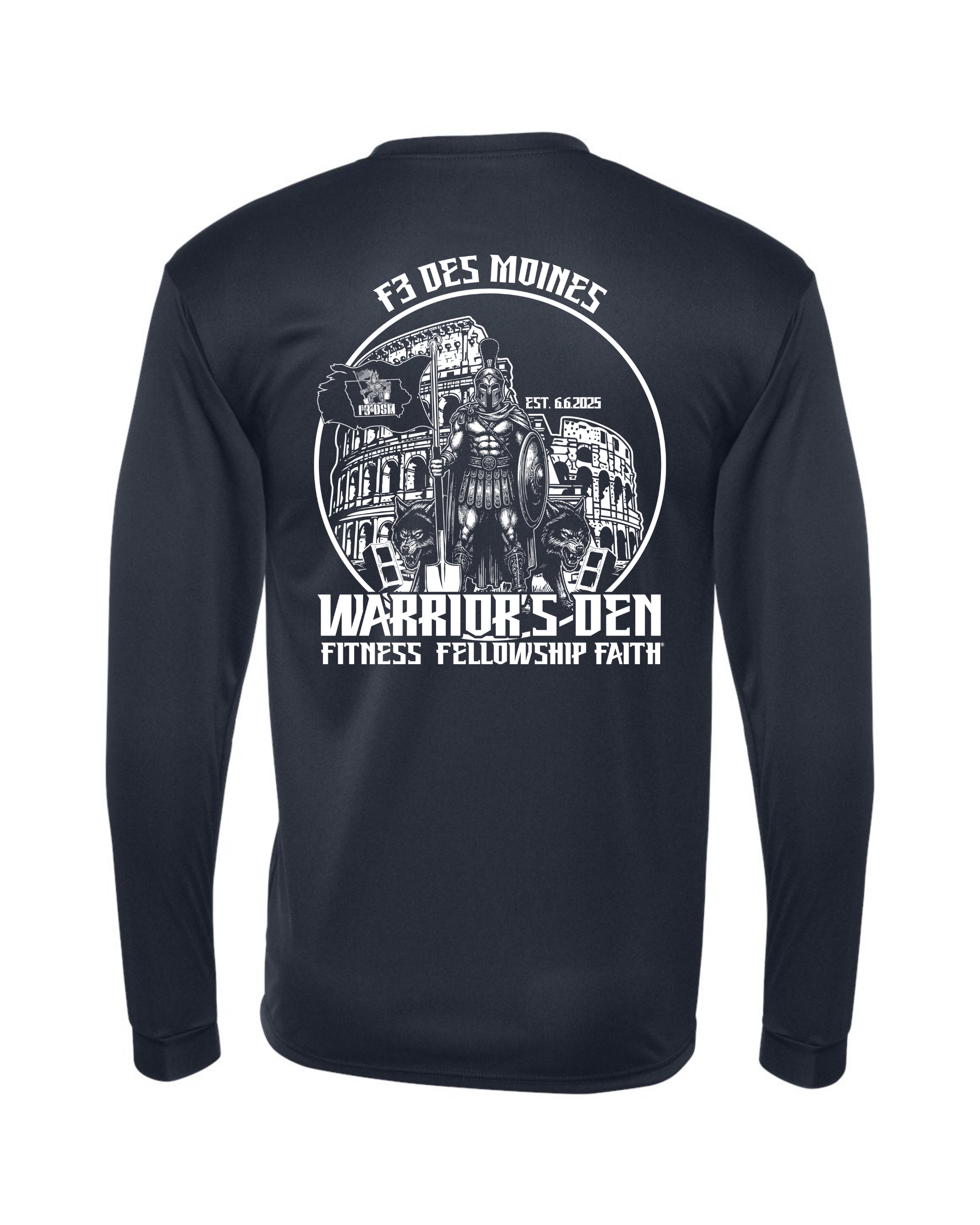 F3 DSM Warrior's Den Performance Long Sleeved Tee