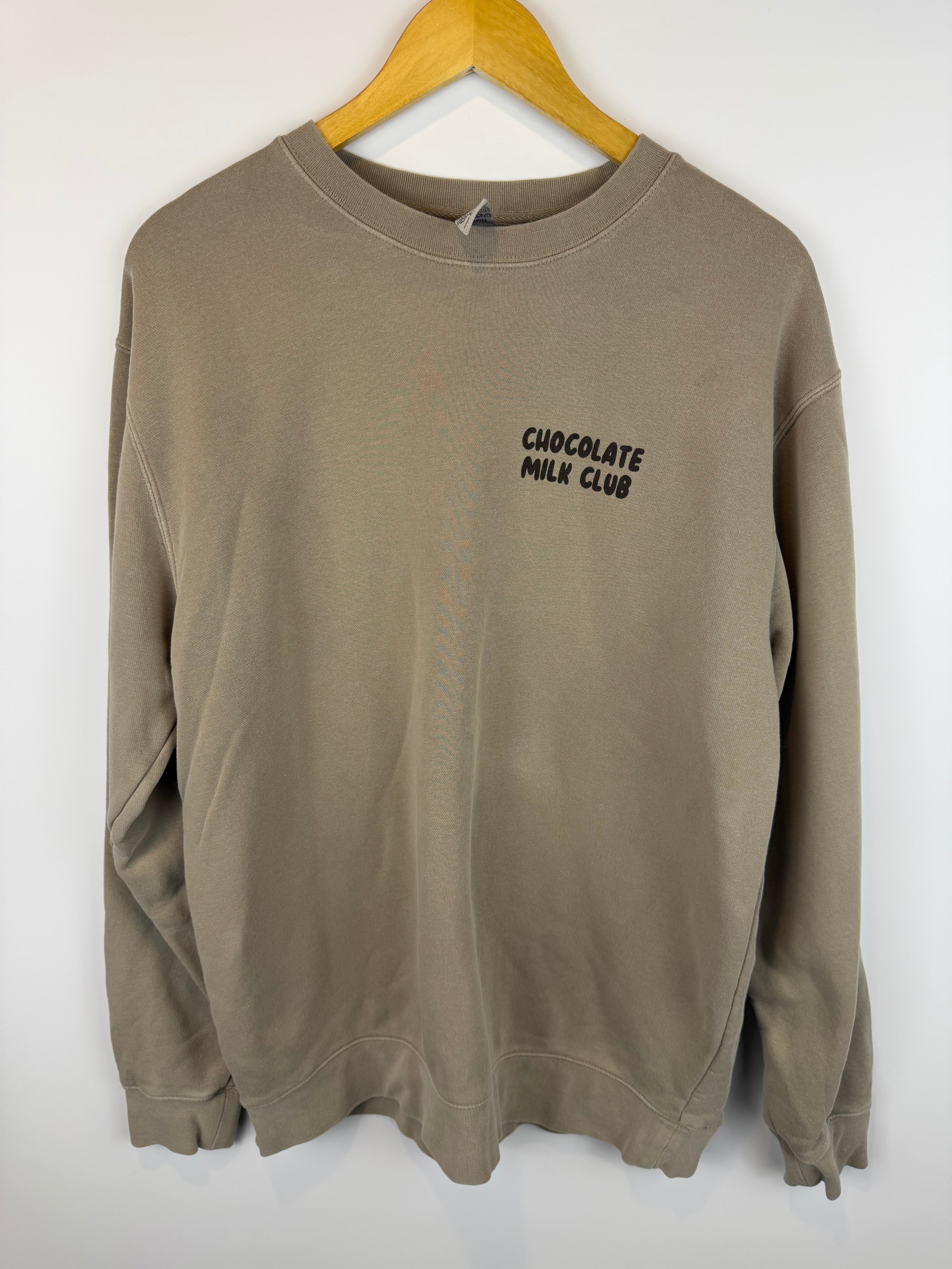 Chocolate Milk Club Crewneck- Large