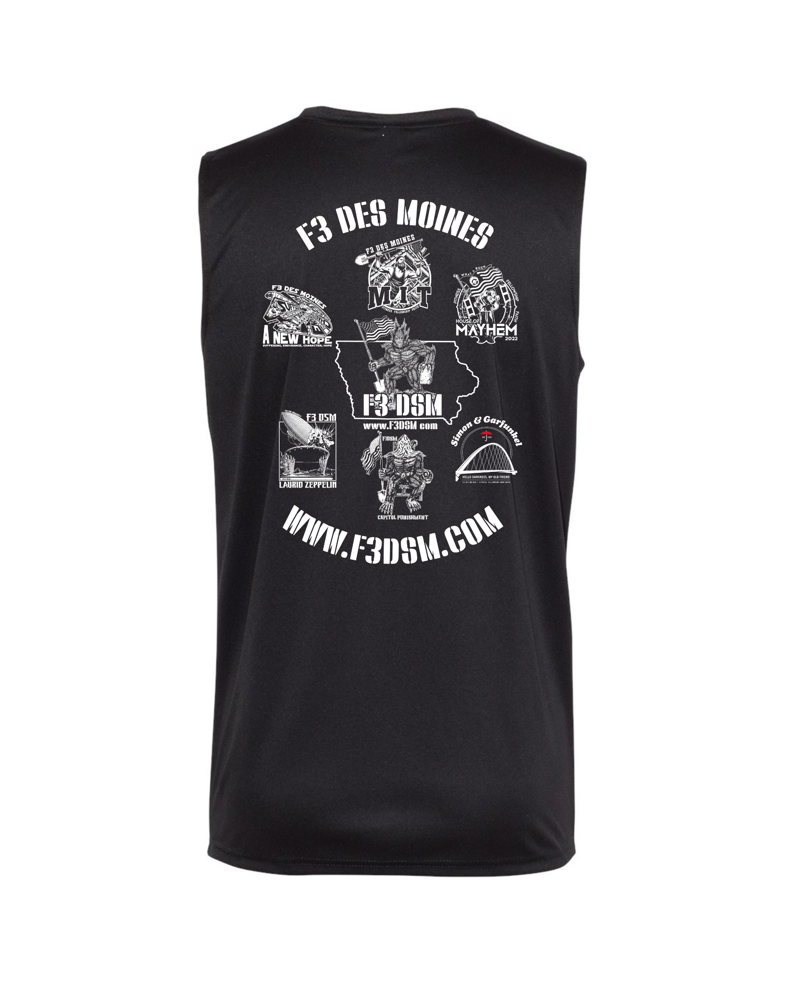 F3 DSM Performance Sleeveless Tee