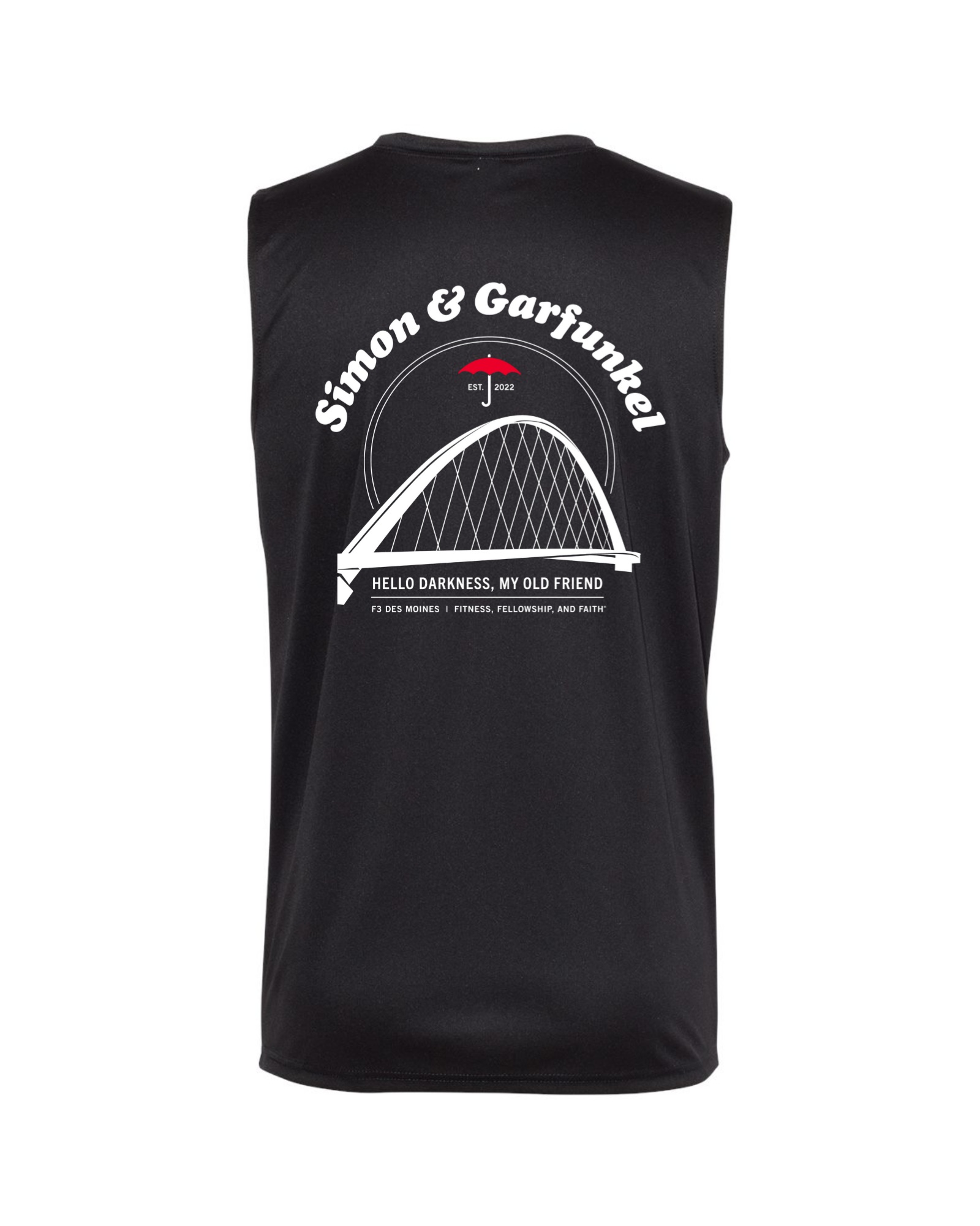 F3 DSM Simon & Garfunkel Sleeveless Performance Tee