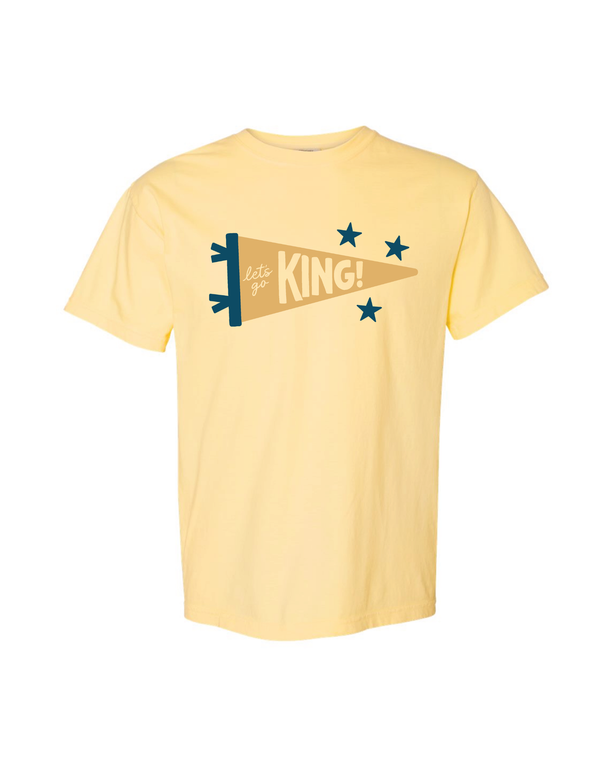 King Short Sleeved Pennant Tee
