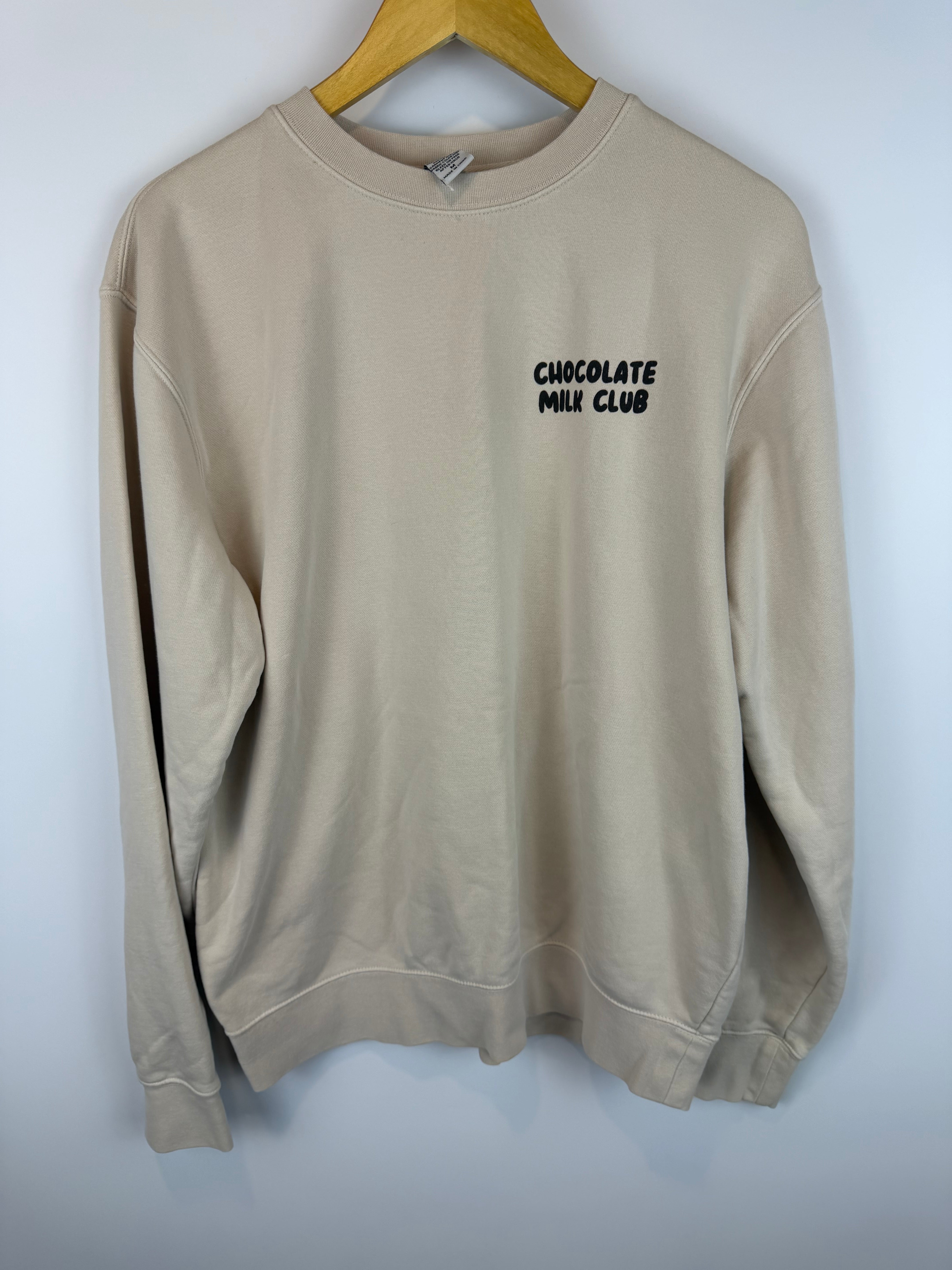 Chocolate Milk Club Crewneck- Medium