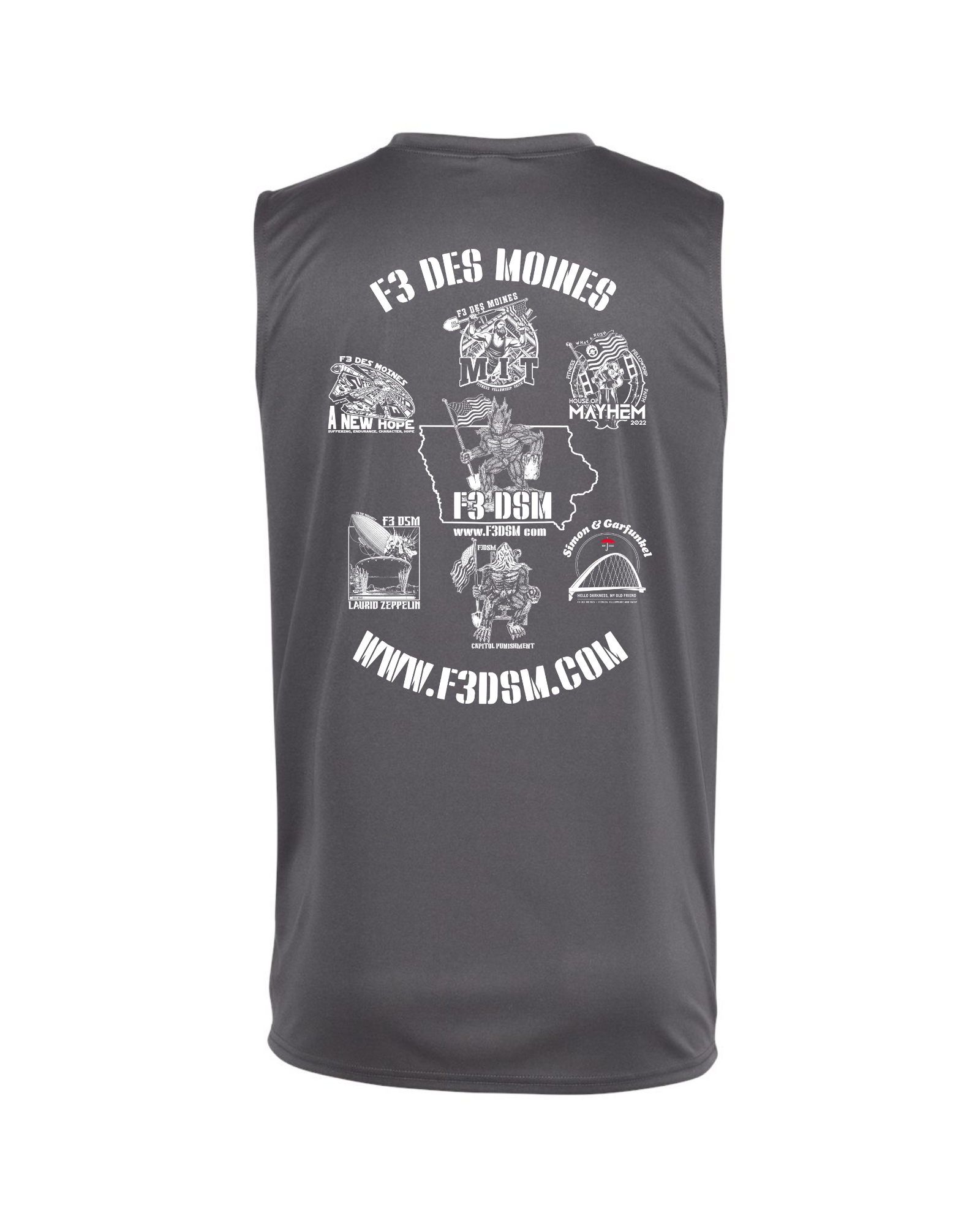 F3 DSM Performance Sleeveless Tee