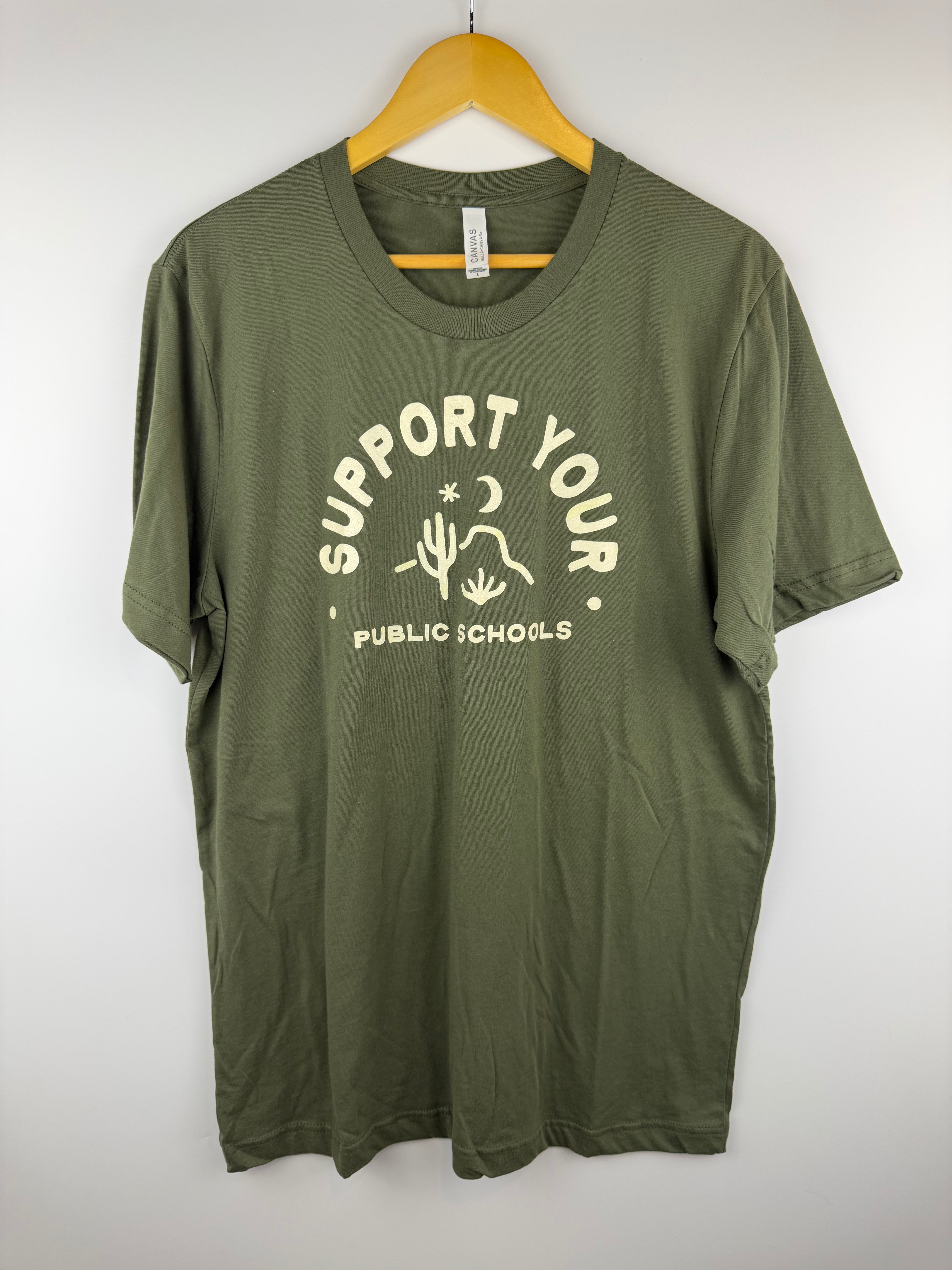 Support Public Schools Tee- Large