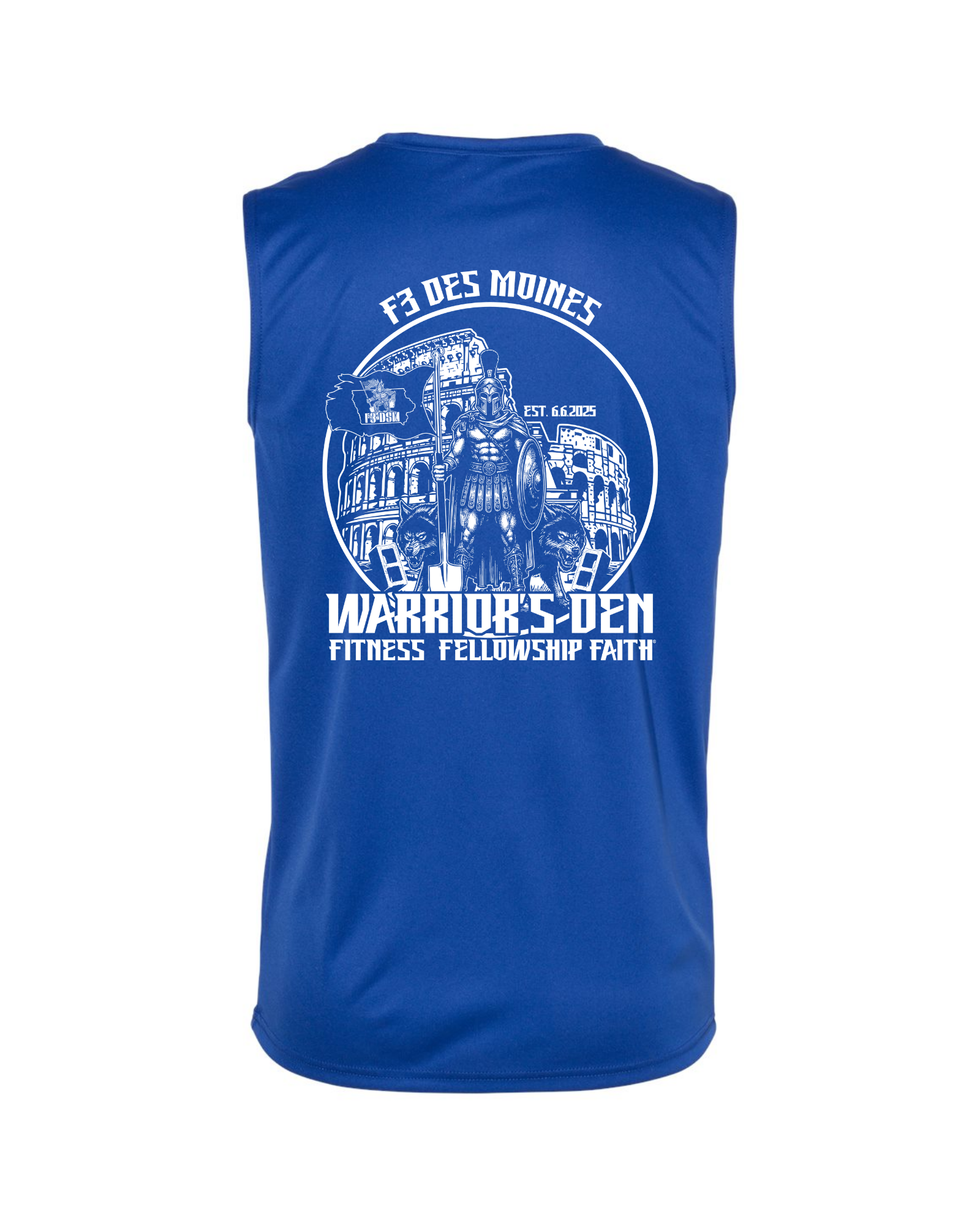 F3 DSM Warrior's Den Sleeveless Performance Tee