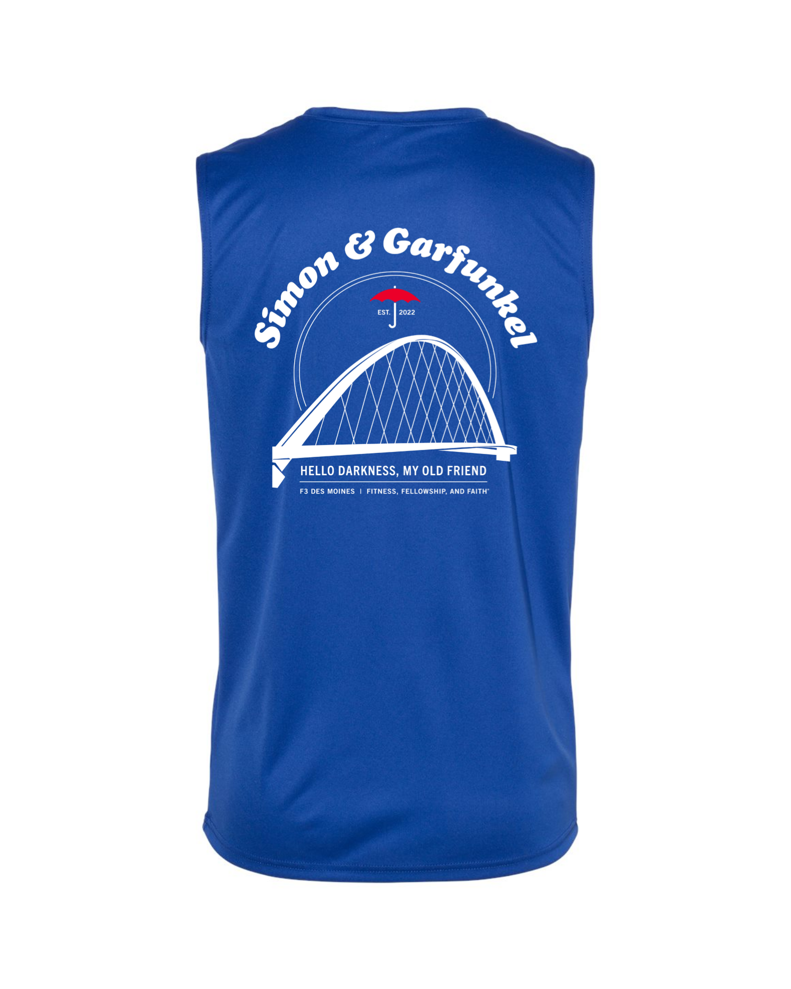 F3 DSM Simon & Garfunkel Sleeveless Performance Tee