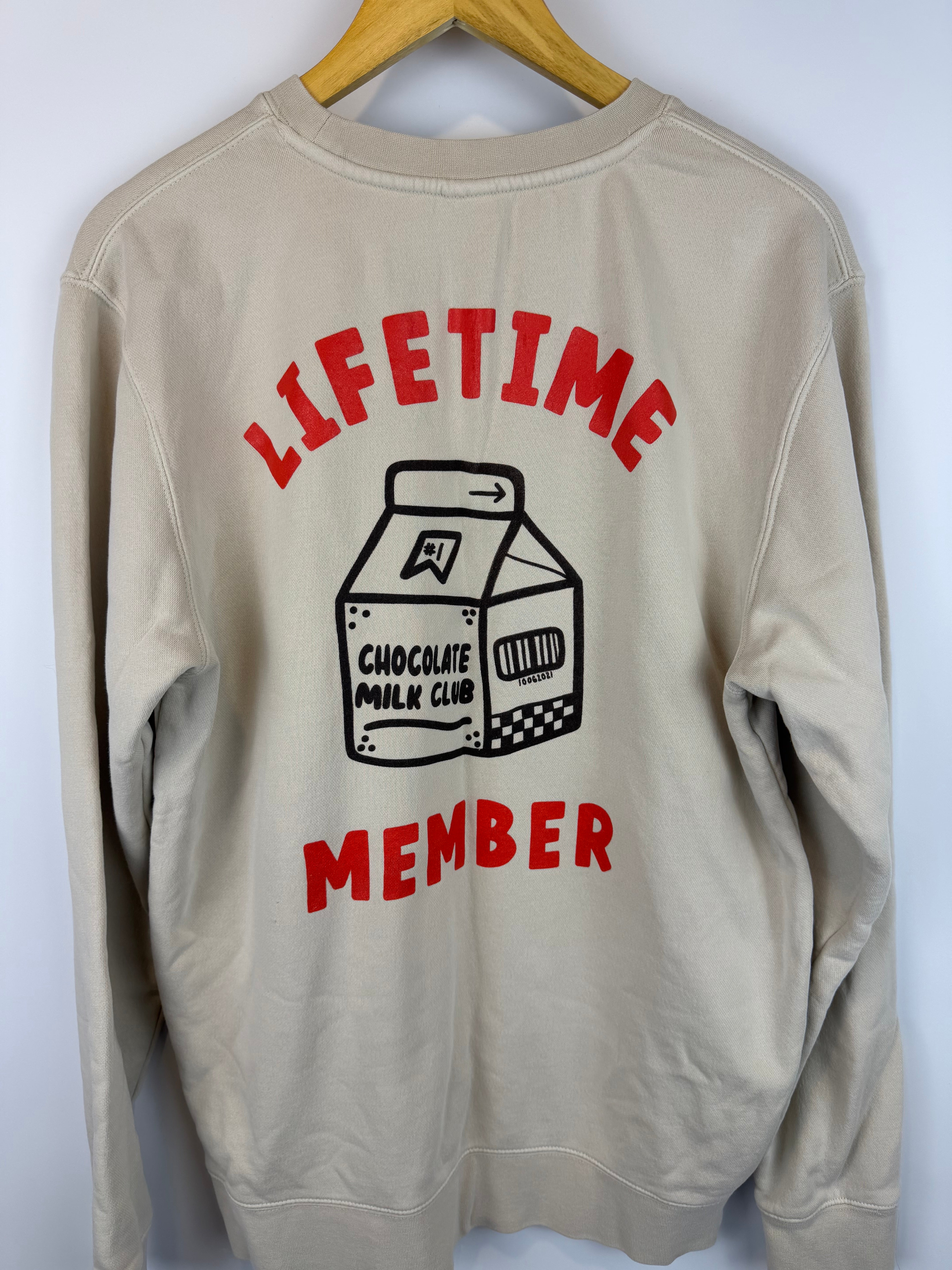 Chocolate Milk Club Crewneck- Medium