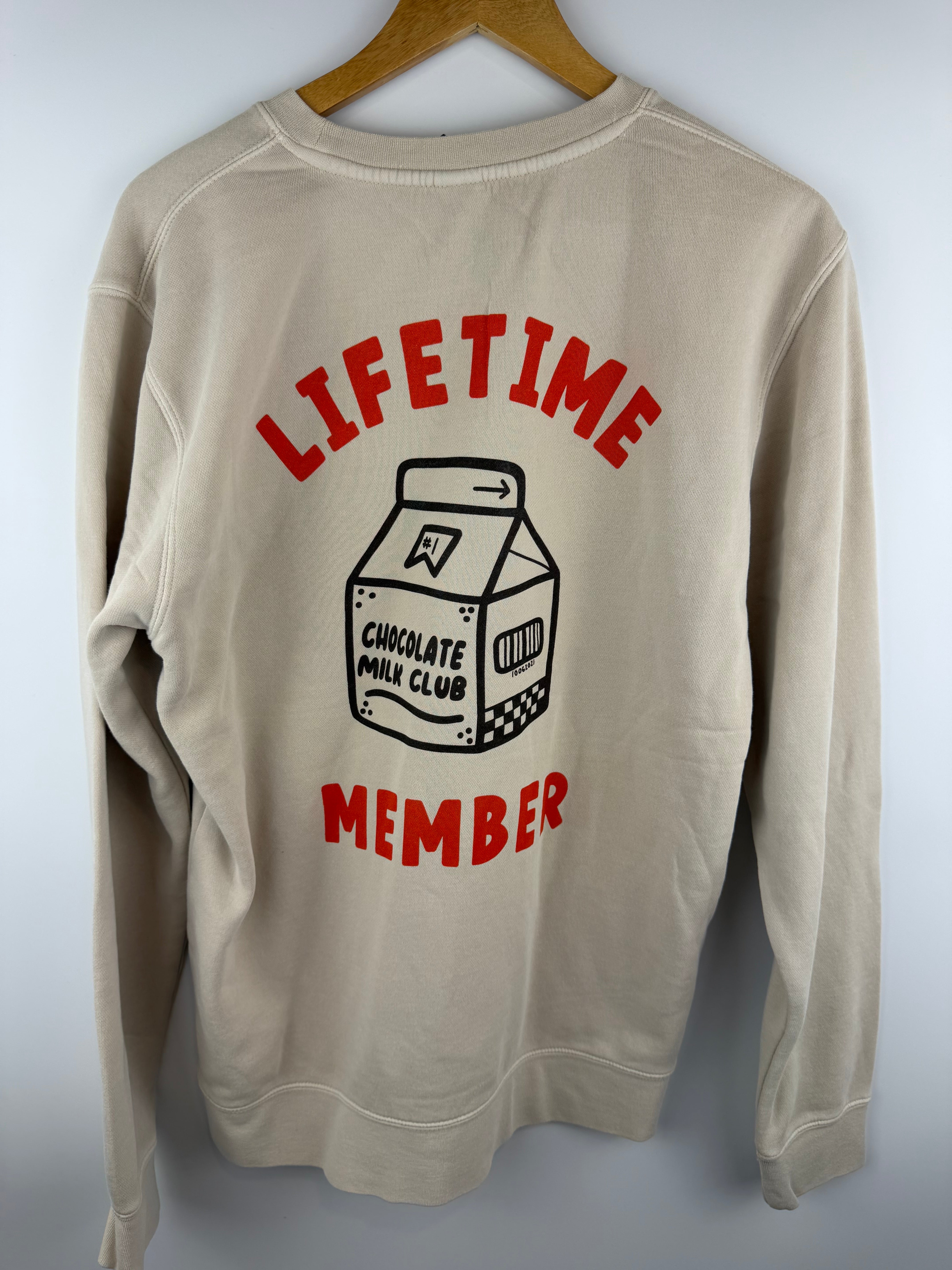 Chocolate Milk Club Crewneck- Medium