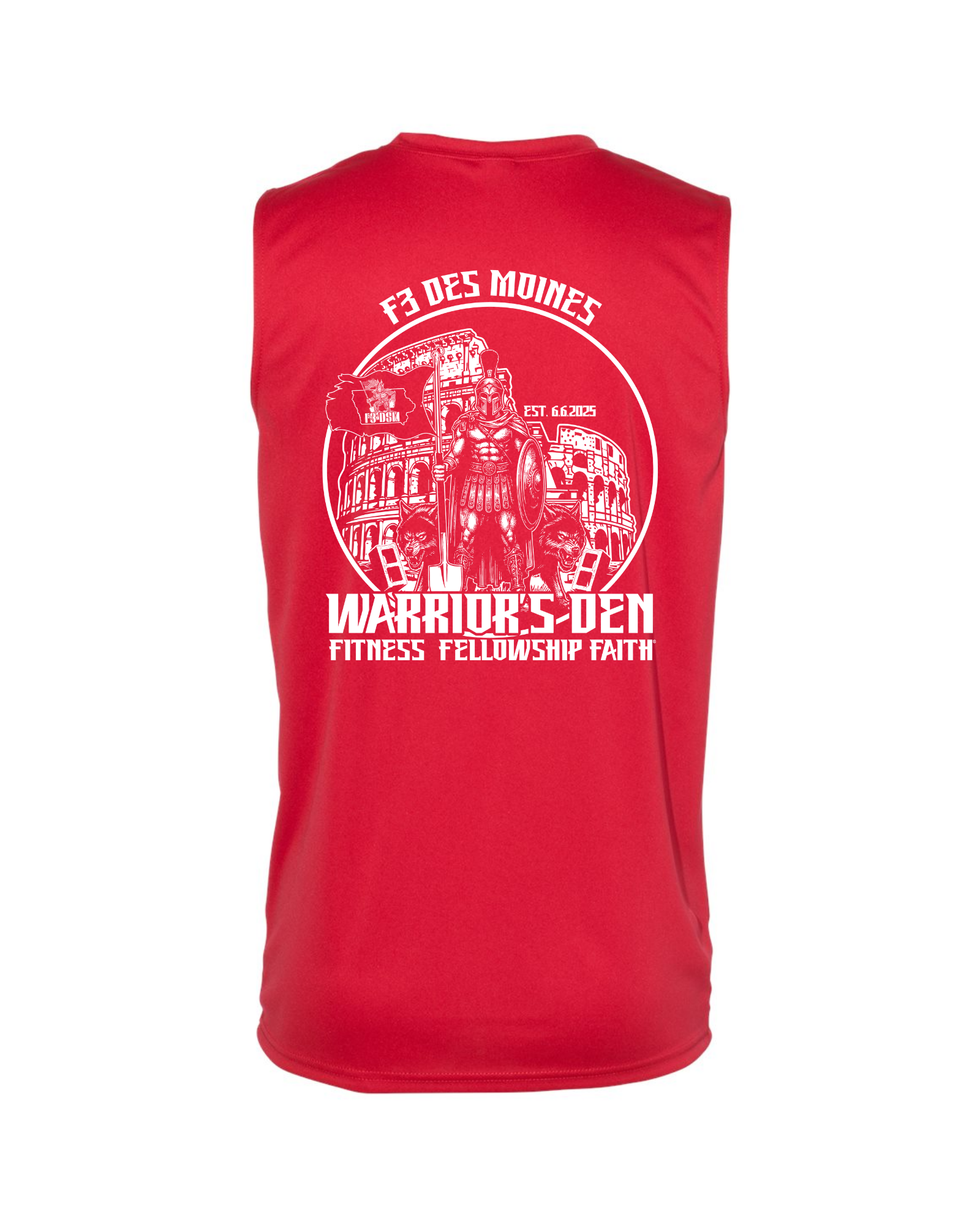 F3 DSM Warrior's Den Sleeveless Performance Tee