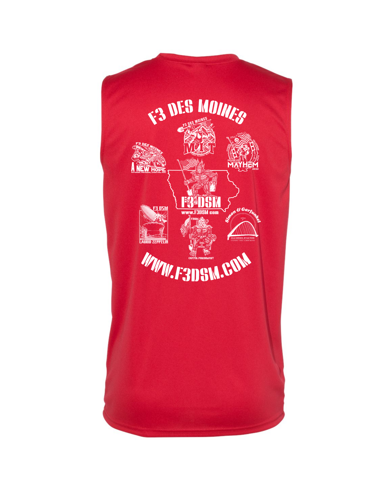 F3 DSM Performance Sleeveless Tee