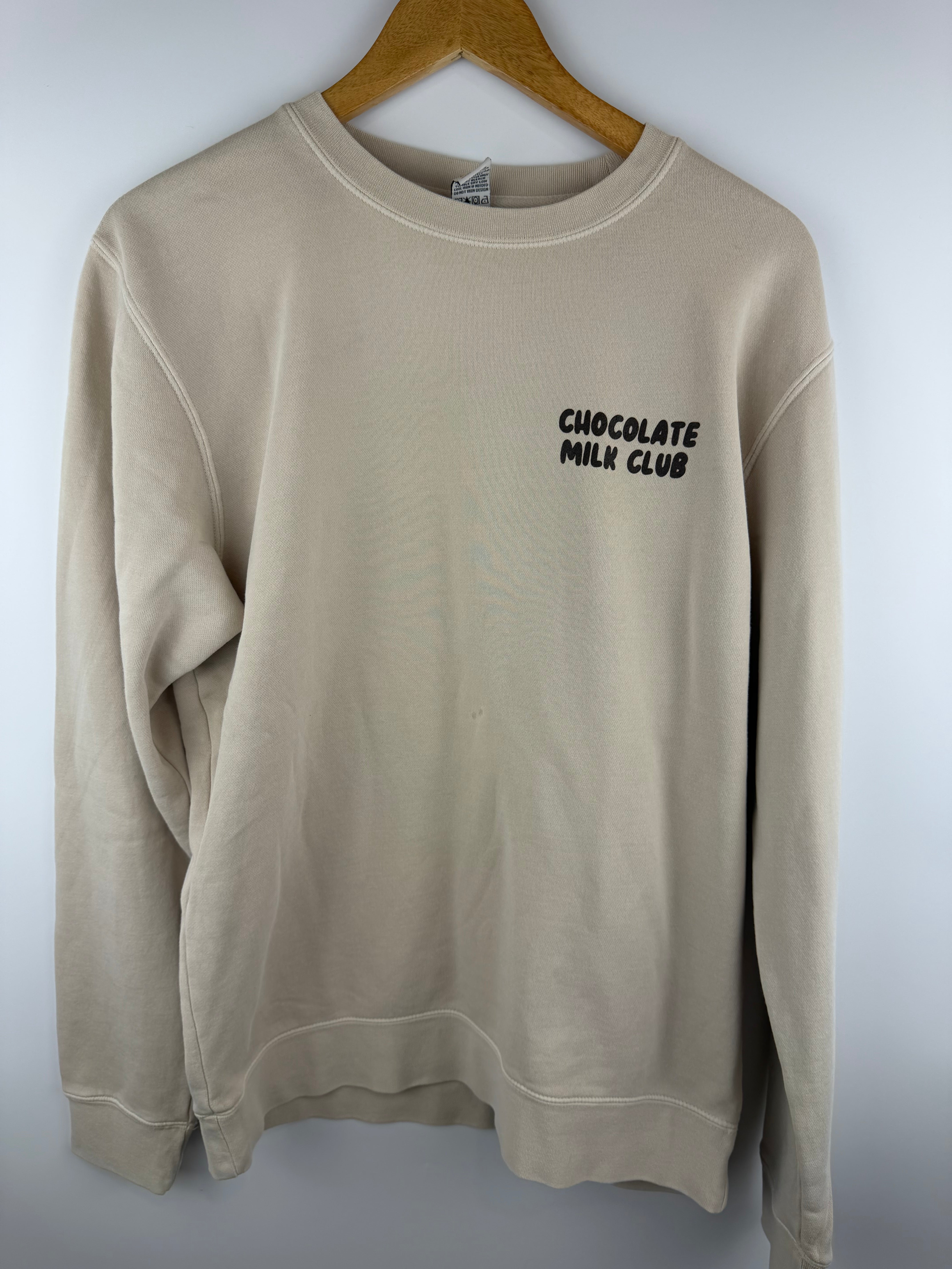 Chocolate Milk Club Crewneck- Medium