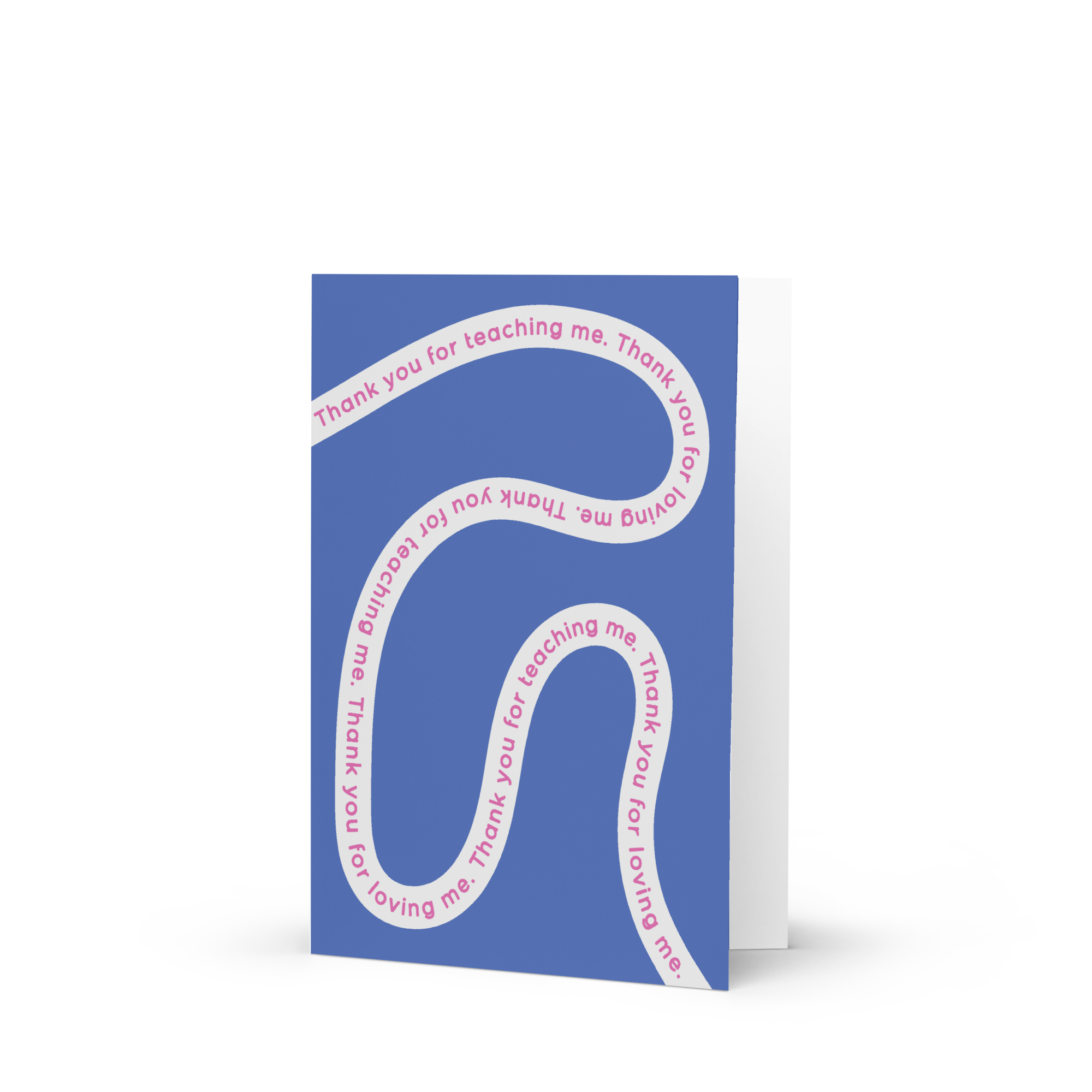 Wavy Line Greeting Card