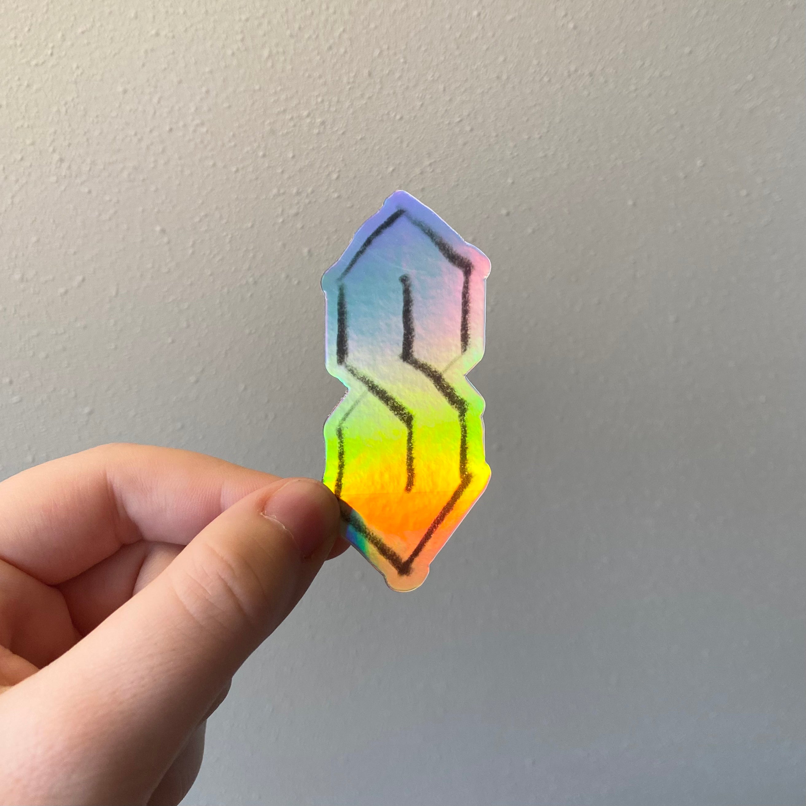 The Cool S Holographic Vinyl Sticker