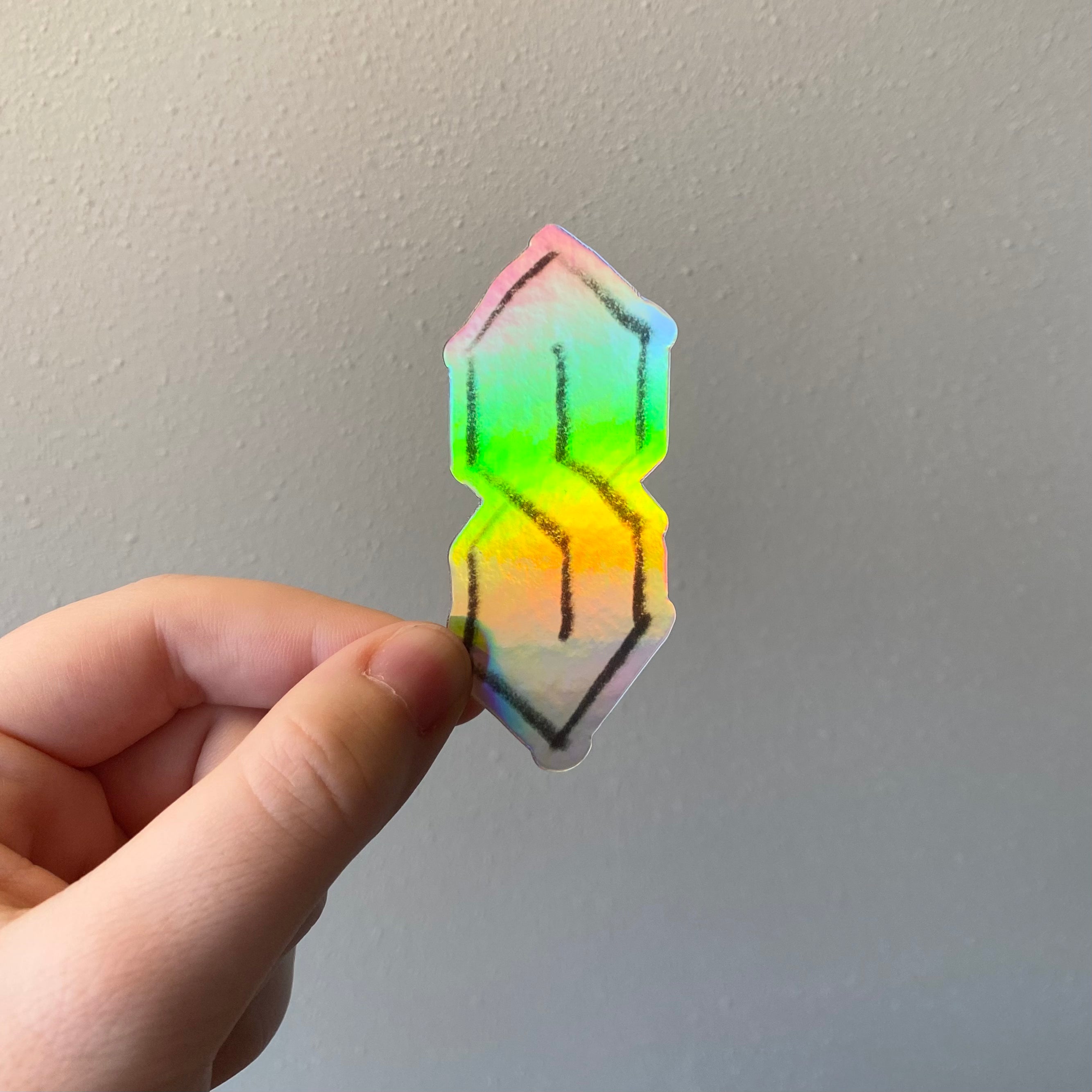 The Cool S Holographic Vinyl Sticker