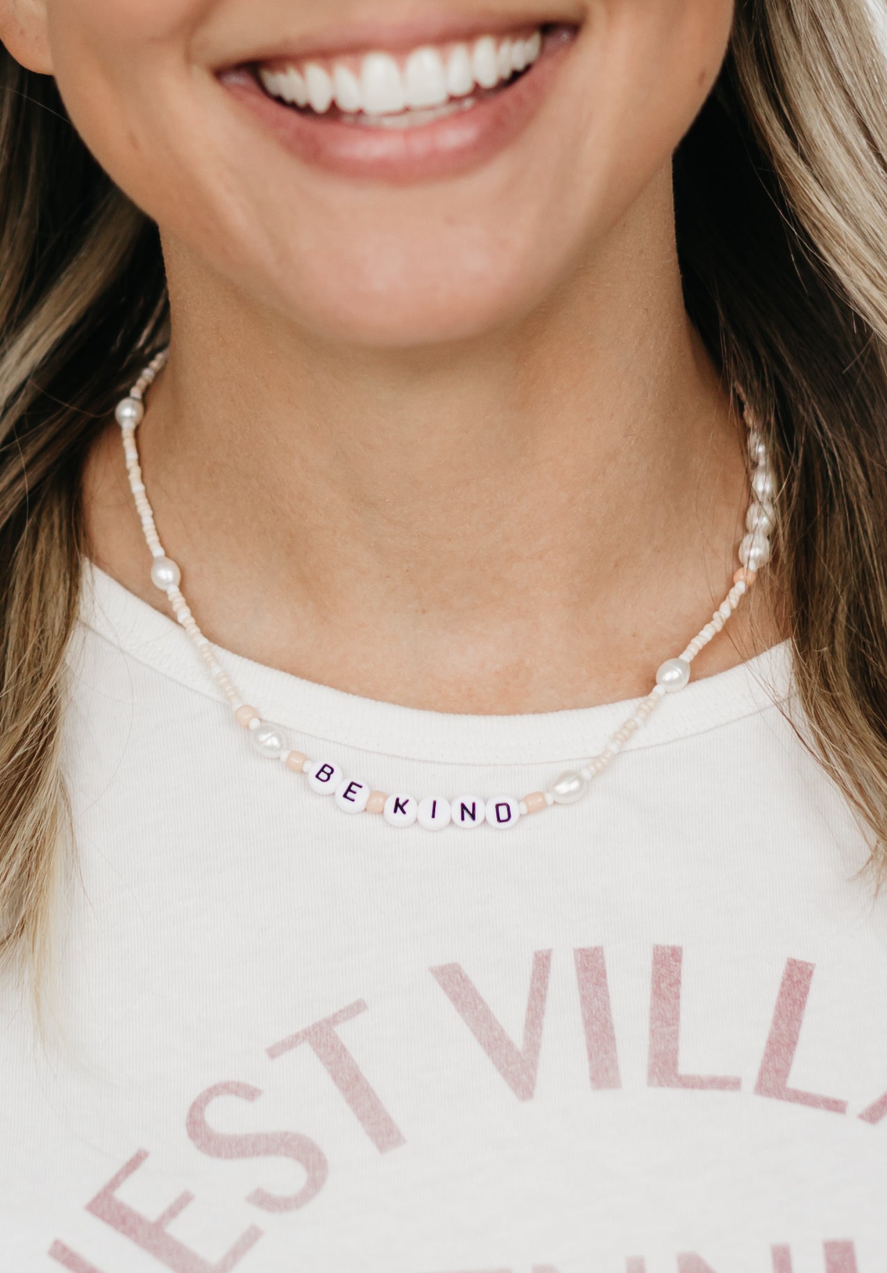 Be Kind Beaded Necklace