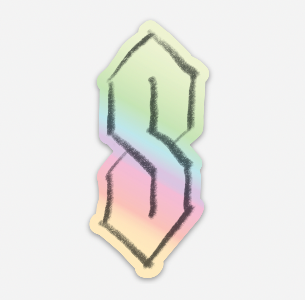 The Cool S Holographic Vinyl Sticker