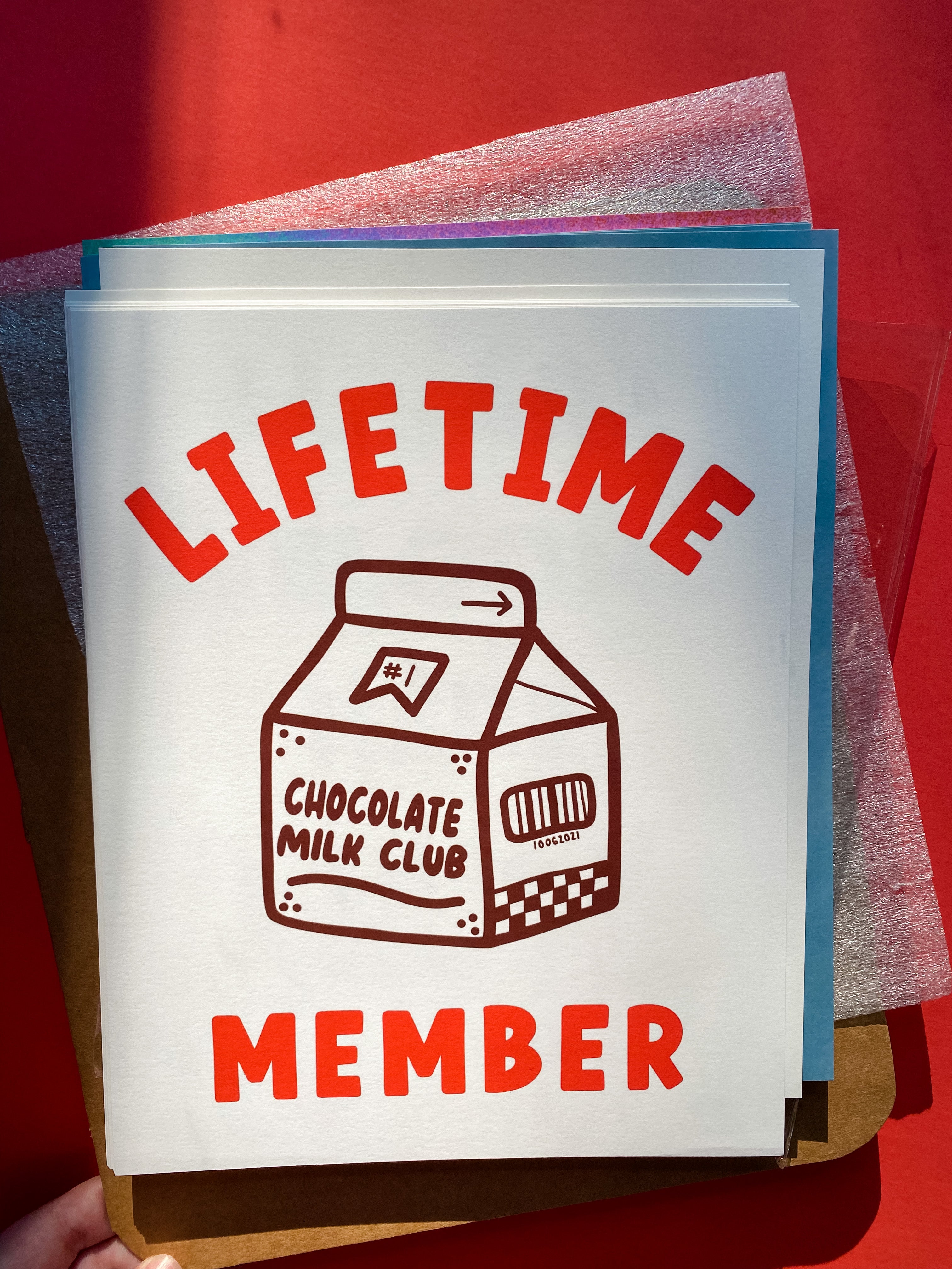 Chocolate Milk Club Poster
